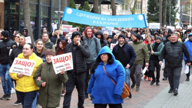 Ресторантьори и хотелиери на протест в София: Искат запазване на 9% ДДС за туризма