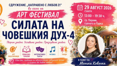 Перник посреща Арт фестивала "Силата на човешкия дух 4"