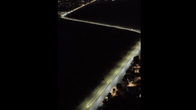 Новоизграденото осветление на пешеходната и велосипедната алея и по Околовръстен път – Изток в Ямбол вече работи