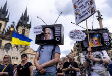 Протести в Прага срещу промените в обществените медии