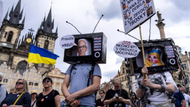 Протести в Прага срещу промените в обществените медии